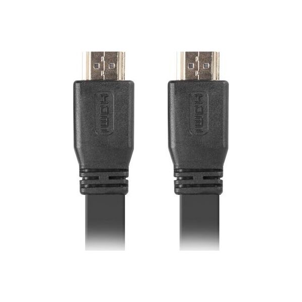 Kabel Lanberg HDMI - HDMI 5m czarny (CA-HDMI-21CU-0050-BK)