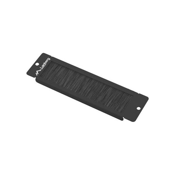 Lanberg Panel szczotkowy do szafy 10'' Czarny (AK-1104-B)