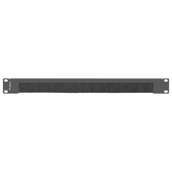 Lanberg Panel szczotkowy do szafy 19" 1U czarny (AK-1103-B)