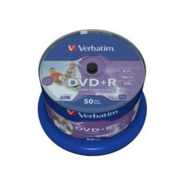 Verbatim DVD+R 4.7 GB 16x 50 sztuk (43512)
