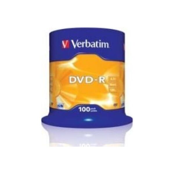 Verbatim DVD-R 4.7 GB 16x 100 sztuk (43549)