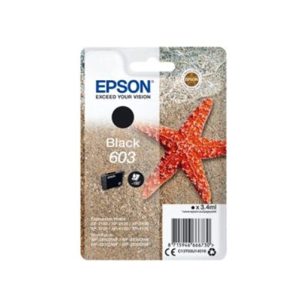 Tusz Epson Tusz 603 Black (C13T03U14010)