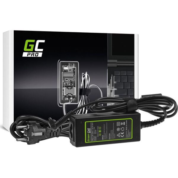 Zasilacz do laptopa Green Cell 33 W, 1.3 mm, 1.8 A, 19 V (AD70P)