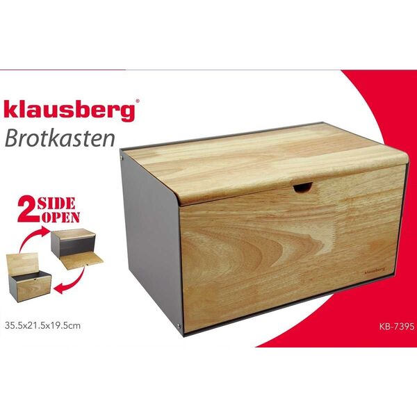 Chlebak Klausberg drewniano-stalowy  (KB-7386)