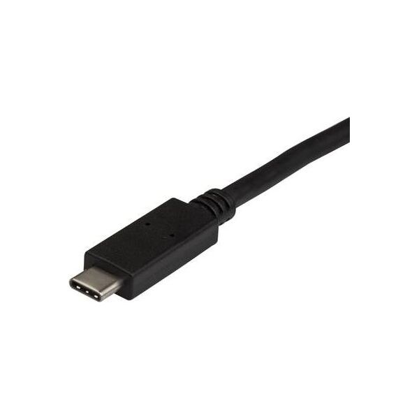 Kabel USB StarTech USB-A - USB-C 0.5 m Czarny (USB31AC50CM)