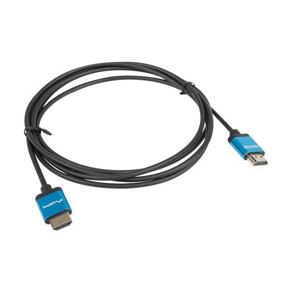 Kabel Lanberg HDMI - HDMI 1.8m niebieski (CA-HDMI-22CU-0018-BK)