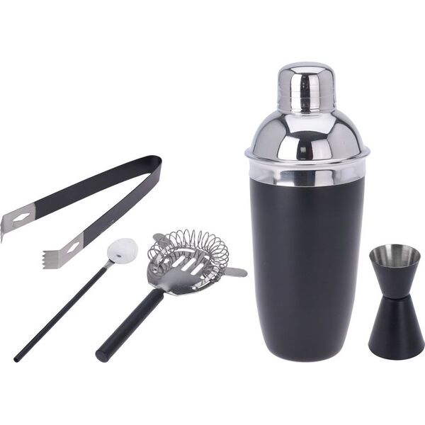 Excellent Houseware Zestaw barowy do drinków shaker miarka barmańska