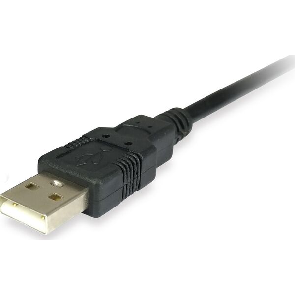Equip Equip Adapterkabel USB St -> Parallel St 1.5M schwarz Poly