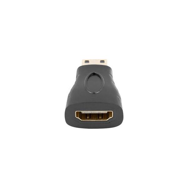 Adapter AV Lanberg HDMI Mini - HDMI czarny (AD-0037-BK)