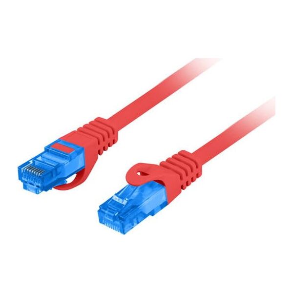 Lanberg PATCHCORD KAT.6A S/FTP LSZH CCA 5M CZERWONY FLUKE PASSED LANBERG