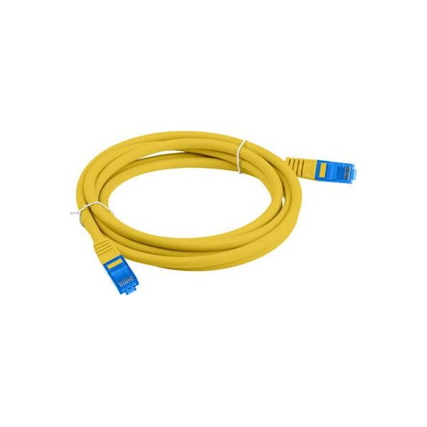 Lanberg PATCHCORD KAT.6A S/FTP LSZH CCA 2M ŻÓŁTY FLUKE PASSED LANBERG