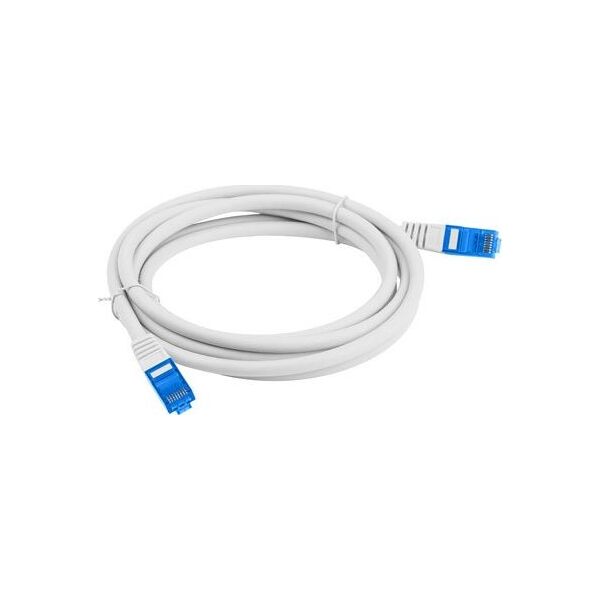 Lanberg PATCHCORD KAT.6A S/FTP LSZH CCA 2M SZARY FLUKE PASSED LANBERG