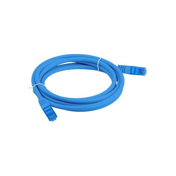 Lanberg PATCHCORD KAT.6A S/FTP LSZH CCA 2M NIEBIESKI FLUKE PASSED LANBERG