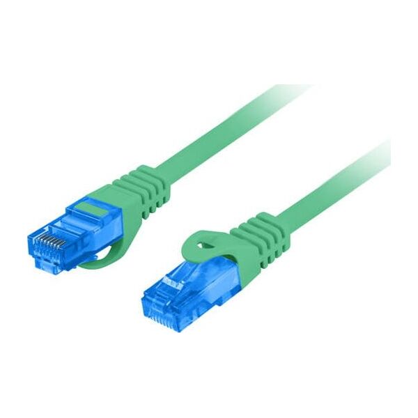 Lanberg PATCHCORD KAT.6A S/FTP LSZH CCA 1M ZIELONY FLUKE PASSED LANBERG