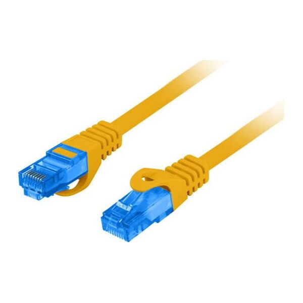 Lanberg PATCHCORD KAT.6A S/FTP LSZH CCA 15M POMARAŃCZOWY FLUKE PASSED LANBERG