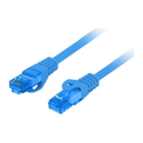 Lanberg RJ45 - RJ45 6A S/FTP 15M niebieski