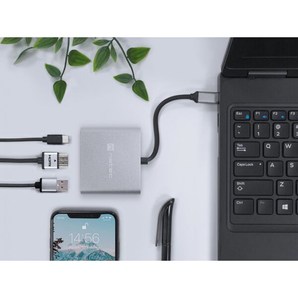 Stacja/replikator Natec Fowler Mini USB-C (NMP-1607)