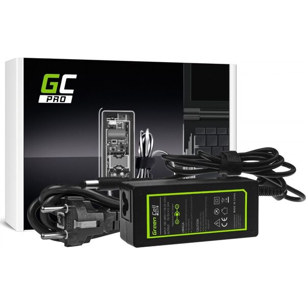 Zasilacz do laptopa Green Cell 65 W, 5 mm, 3.3 A, 19.5 V (AD07AP)