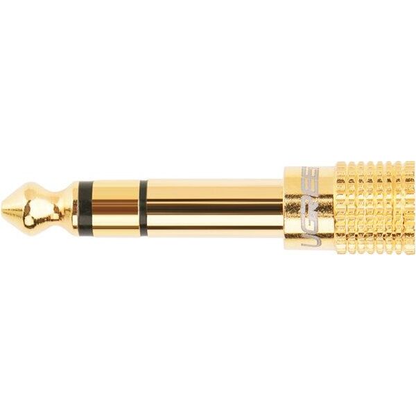 Adapter AV Ugreen Jack 3.5mm - Jack 6.3mm złoty (20503)