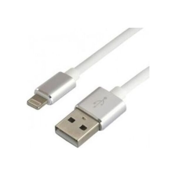 Kabel USB EverActive USB-A - Lightning 1.5 m Biały (CBS-1.5IW)