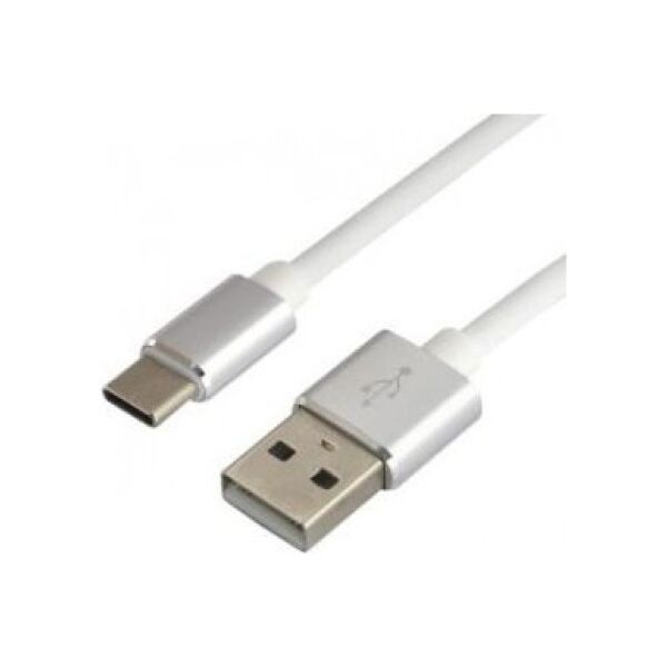 Kabel USB EverActive USB-A - USB-C 1.5 m Biały (CBS-1.5CW)