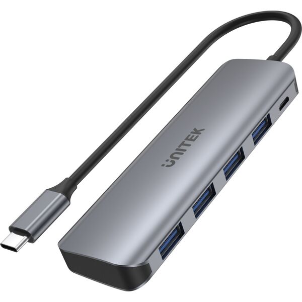 HUB USB Unitek 1x microUSB  + 4x USB-A 3.1 Gen1 (H1107A)
