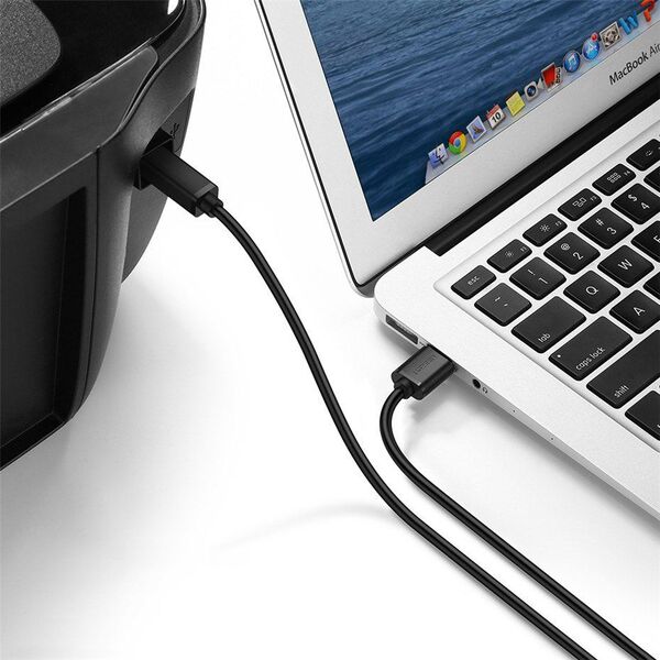 Kabel USB Ugreen USB-A - USB-B 3 m Czarny (10351)