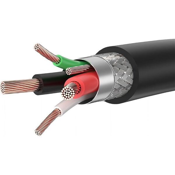 Kabel USB Ugreen USB-A - USB-B 3 m Czarny (10351)