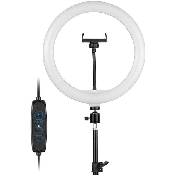 Lampa pierścieniowa Tracer  Ring 30 cm ze statywem 210 cm (TRAOSW46745)