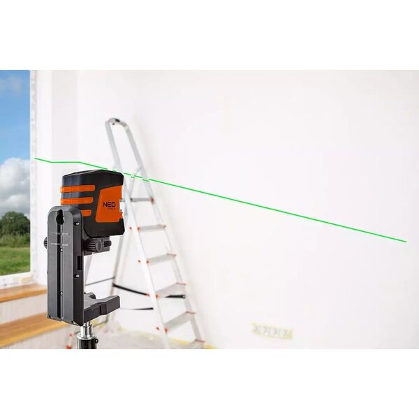 Neo Laser krzyżowy 75-107 zielony 20 m