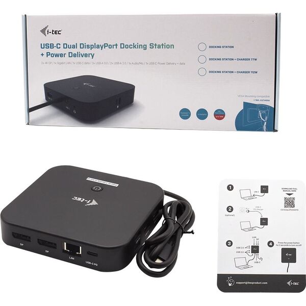 Stacja/replikator I-TEC Dual Display USB-C (C31DUALDPDOCKPD)