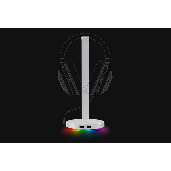 Razer Stojak na słuchawki Base Station v2 Chroma biały
