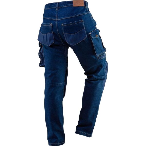 Neo Spodnie robocze DENIM, wzmocnienia na kolanach, rozmiar XXL