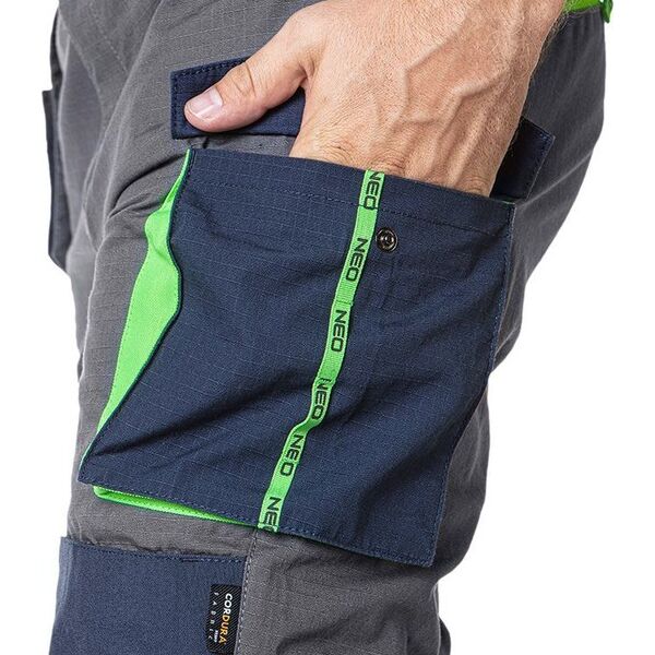 Neo Spodnie robocze PREMIUM, 100% bawełna, ripstop, rozmiar XXXL