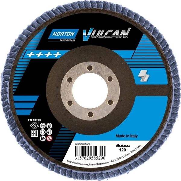 Norton Clipper Tarcza lamelkowa FLD FDTF 115x22 R842 NOR P60 VULNZ EU