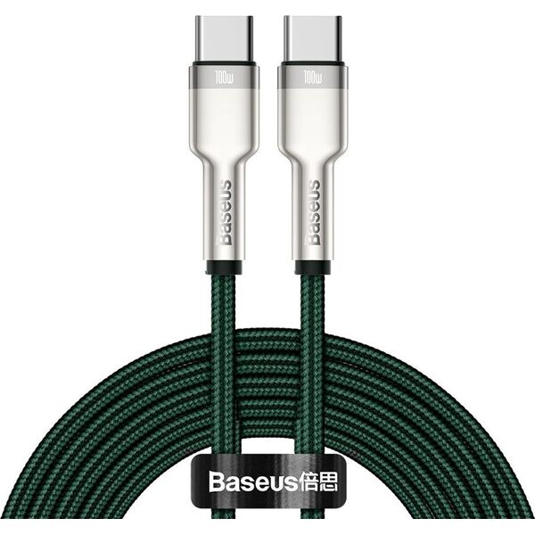 Kabel USB Baseus USB-C - USB-C 2 m Zielony (baseus_20210316150155)