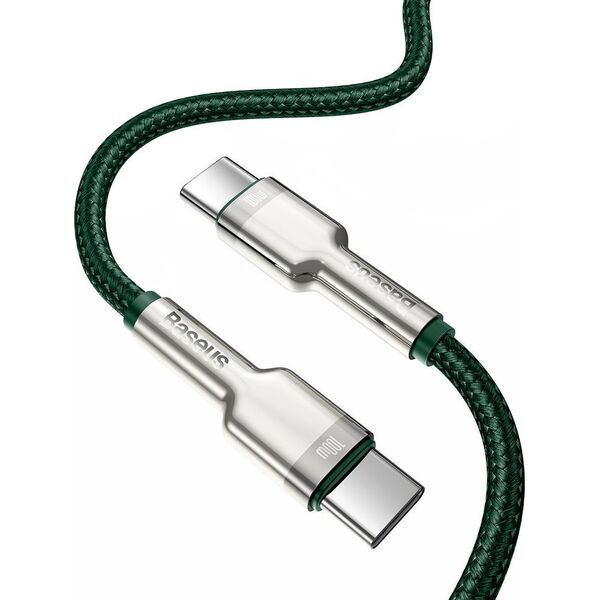 Kabel USB Baseus USB-C - USB-C 2 m Zielony (baseus_20210316150155)