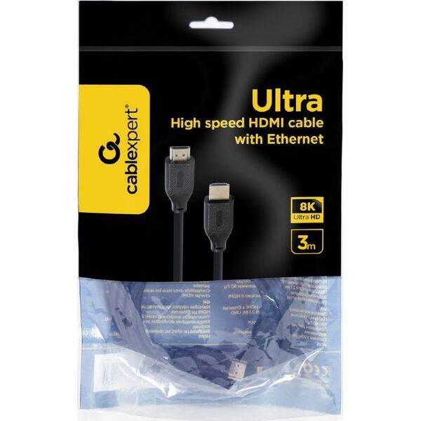 Kabel Gembird HDMI - HDMI 3m czarny (CC-HDMI8K-3M)