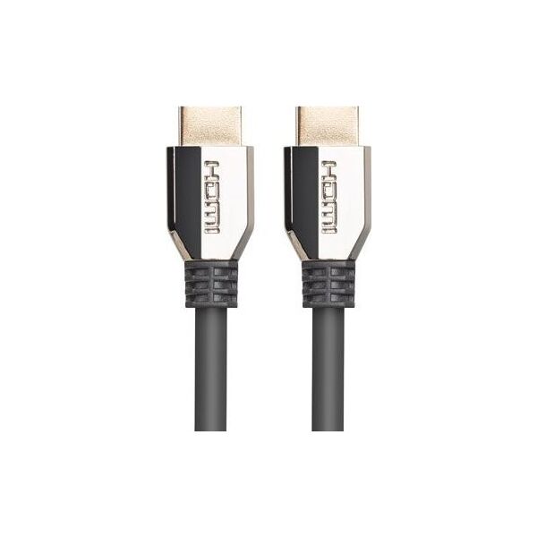 Kabel Lanberg HDMI - HDMI 1.8m srebrny (CA-HDMI-30CU-0018-BK)