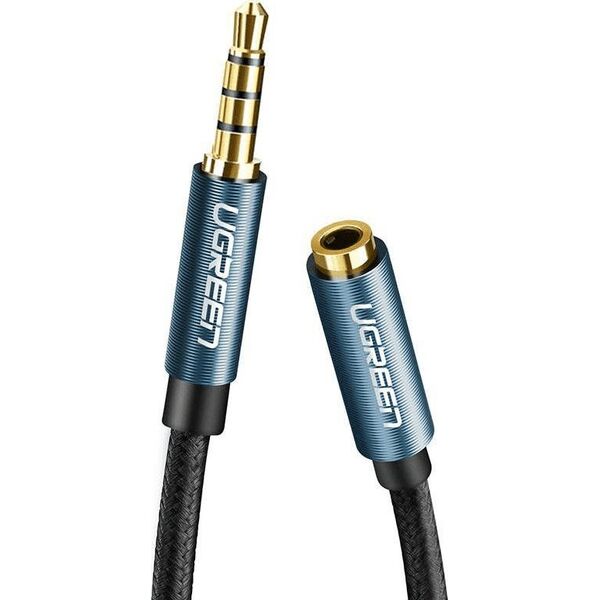 Kabel Ugreen Jack 3.5mm - Jack 3.5mm 2m niebieski (UGR656BLU)