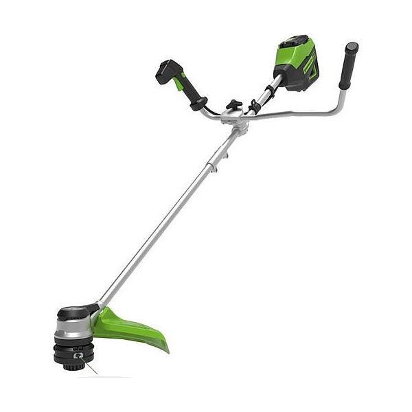 Greenworks 60V Podkaszarka,kosa, Uchwyt Rowerowy ,Silnik Bezszczotkowy (GD60BCB)