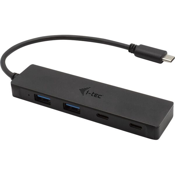 HUB USB I-TEC 2x USB-C  + 2x USB-A 3.0 (C31HUBMETAL2A2C)