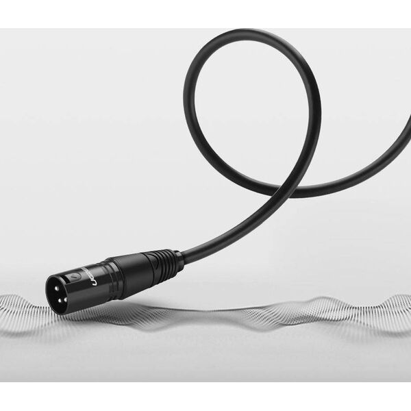 Kabel Ugreen Ugreen przedłużacz kabel audio przewód mikrofonowy do mikrofonu XLR (żeński) - XLR (męski) 3 m (AV130)