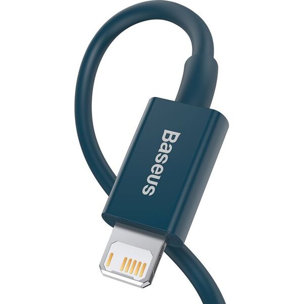 Kabel USB Baseus USB-A - Lightning 1 m Niebieski (CALYS-A03)