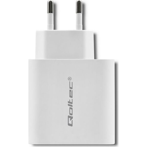 Ładowarka Qoltec 1x USB-A 1x USB-C 3 A (51718)