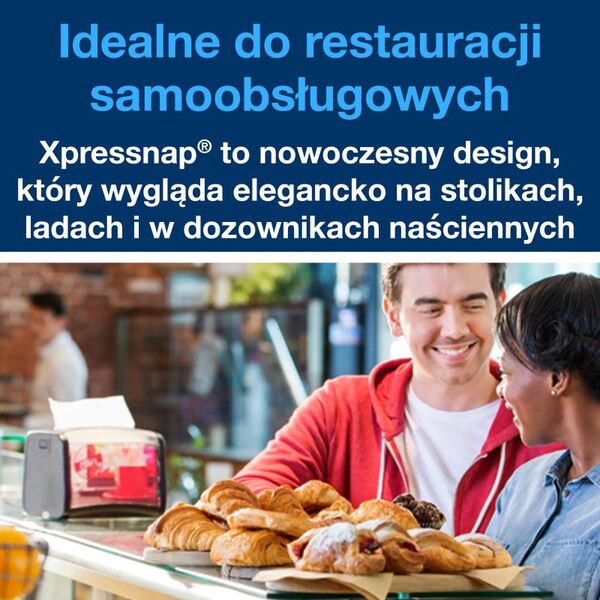 Tork Xpressnap® białe serwetki dyspenserowe