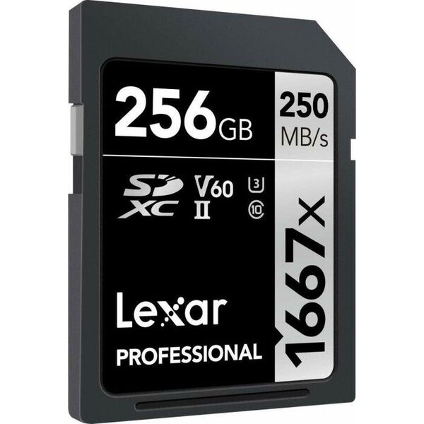 Karta Lexar Professional 1667x SDXC 256 GB Class 10 UHS-II/U3 V60 (LSD256CB1667)