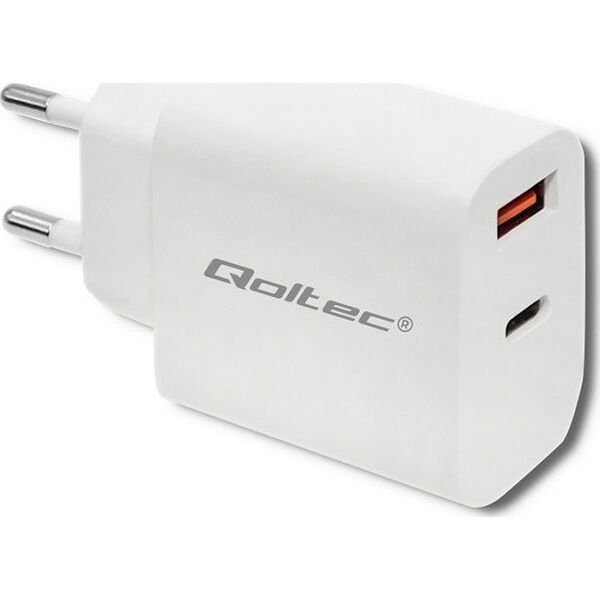 Ładowarka Qoltec 1x USB-A 1x USB-C 3 A (51714)