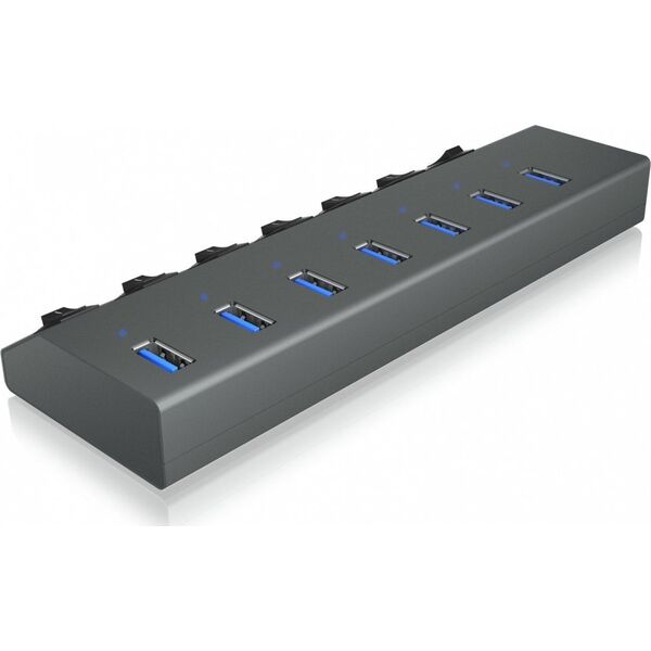 HUB USB Icy Box 7x USB-A 3.0 (IB-HUB1701-C3)