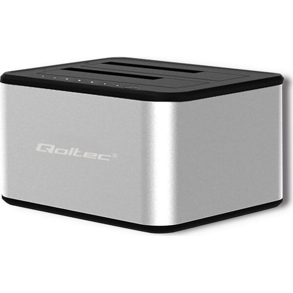 Stacja dokująca Qoltec 2.5"/3.5" SATA - USB 3.2 Gen 1 (50316)